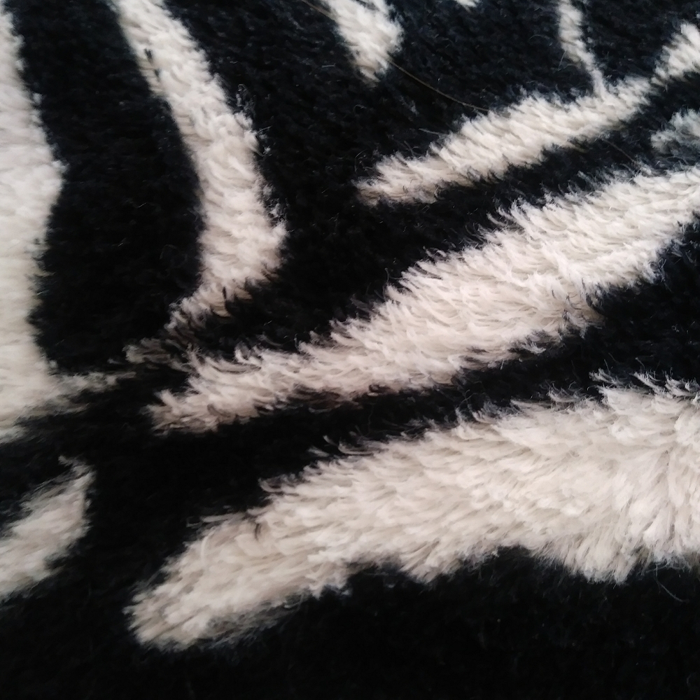 Fleece Zebra Print Body Pillow - Picture 3 of 5